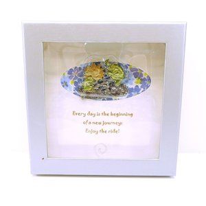 New Frogs on SeeSaw Brooch Pin Darling Dash Beginning Journey Inspiration Card